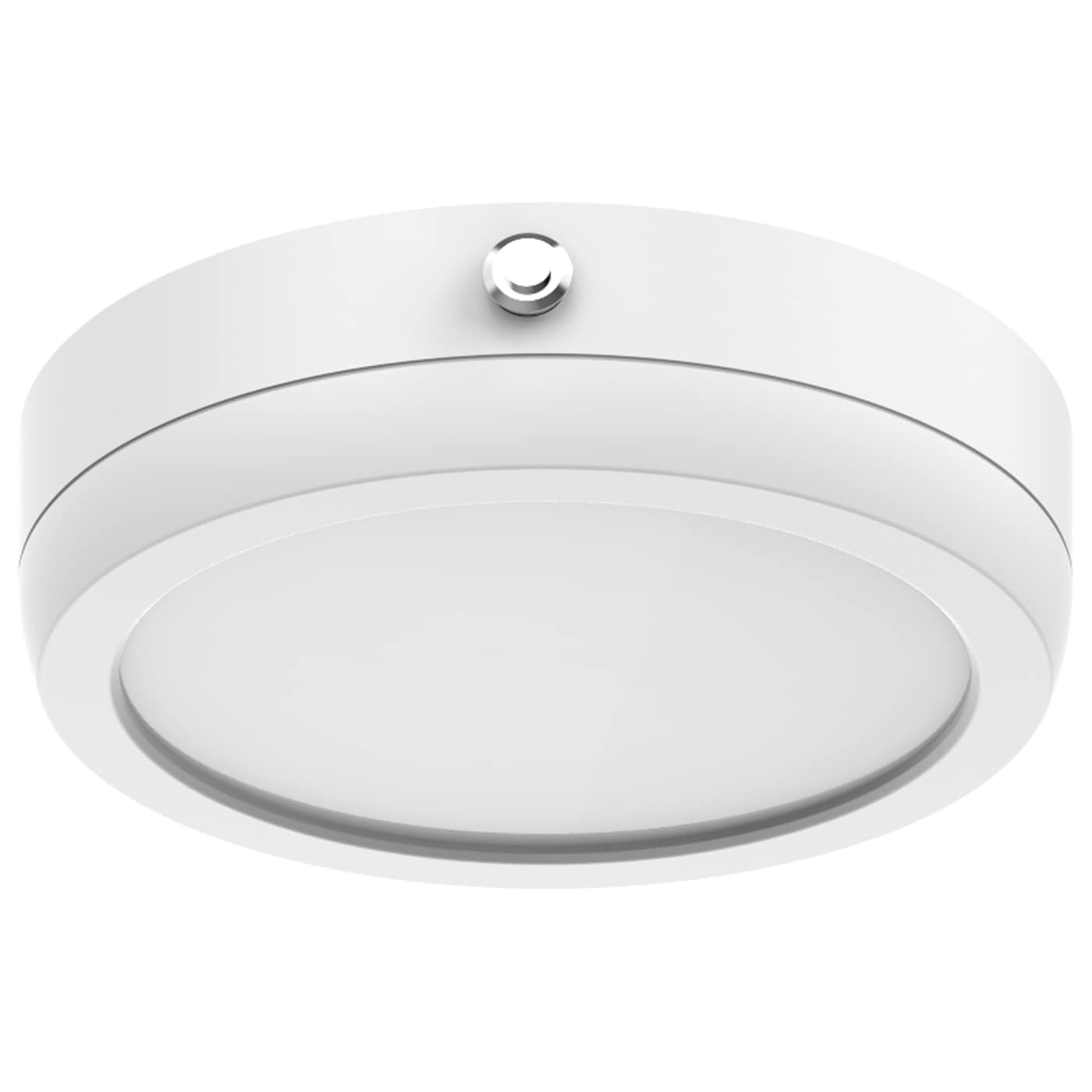 Nuvo 62-1710-EM 7 Inch Blink Pro Battery Backup - Round Shape - Finish: White