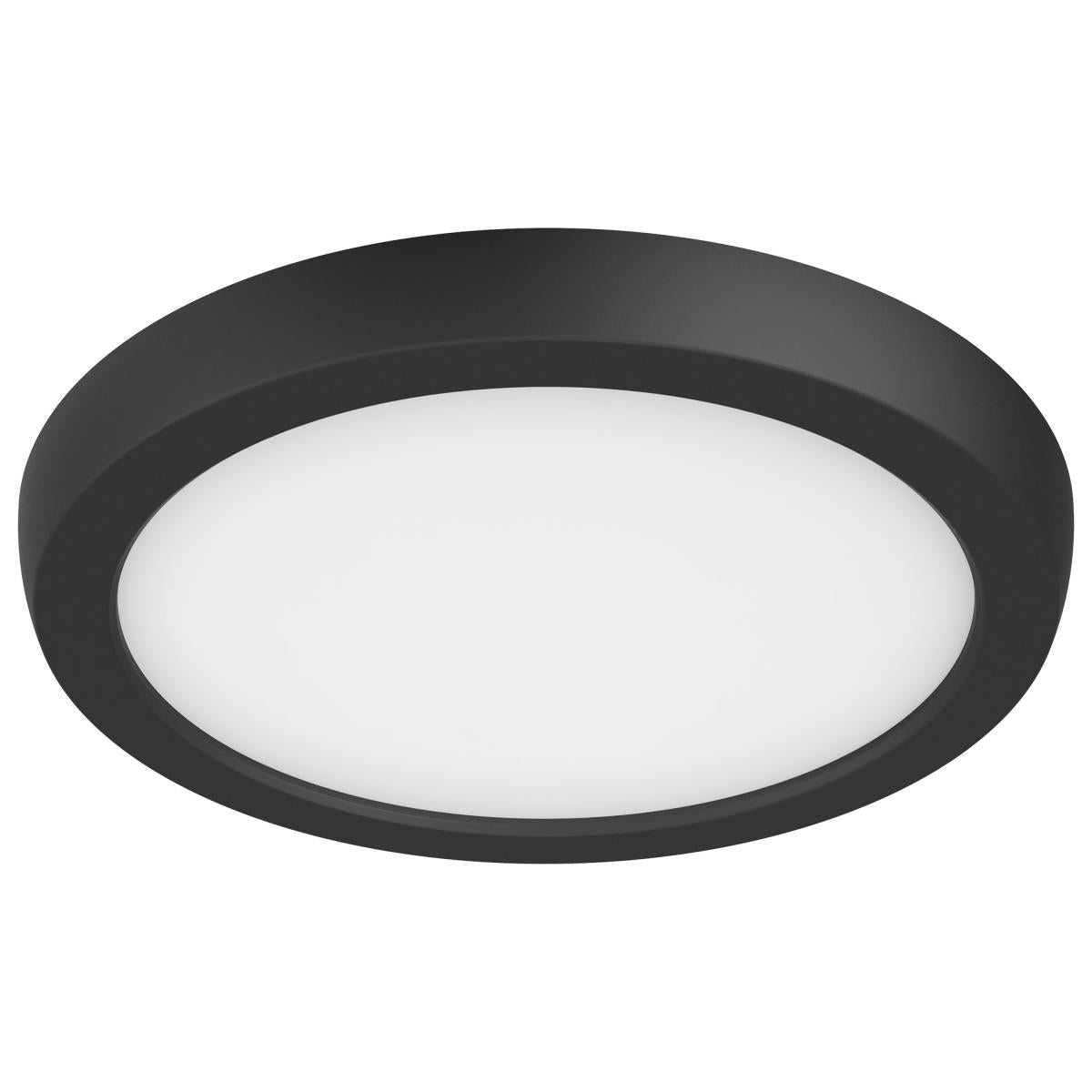 Nuvo 62-1711 Blink Pro 7" 11W LED Flush Mount, CCT Selectable (2700K-5000K), Round, Black Finish, Wet Rated