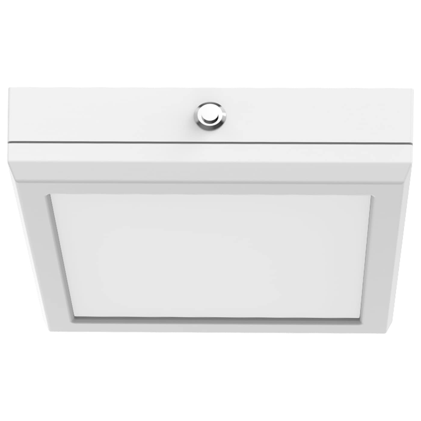Nuvo 62-1714-EM 7 Inch Blink Pro Battery Backup - Square Shape - Finish: White