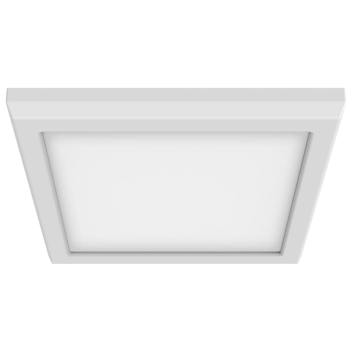 Nuvo 62-1714 Blink Pro 7" 11W LED Flush Mount, CCT Selectable (2700K-5000K), Square, White Finish, Wet Rated