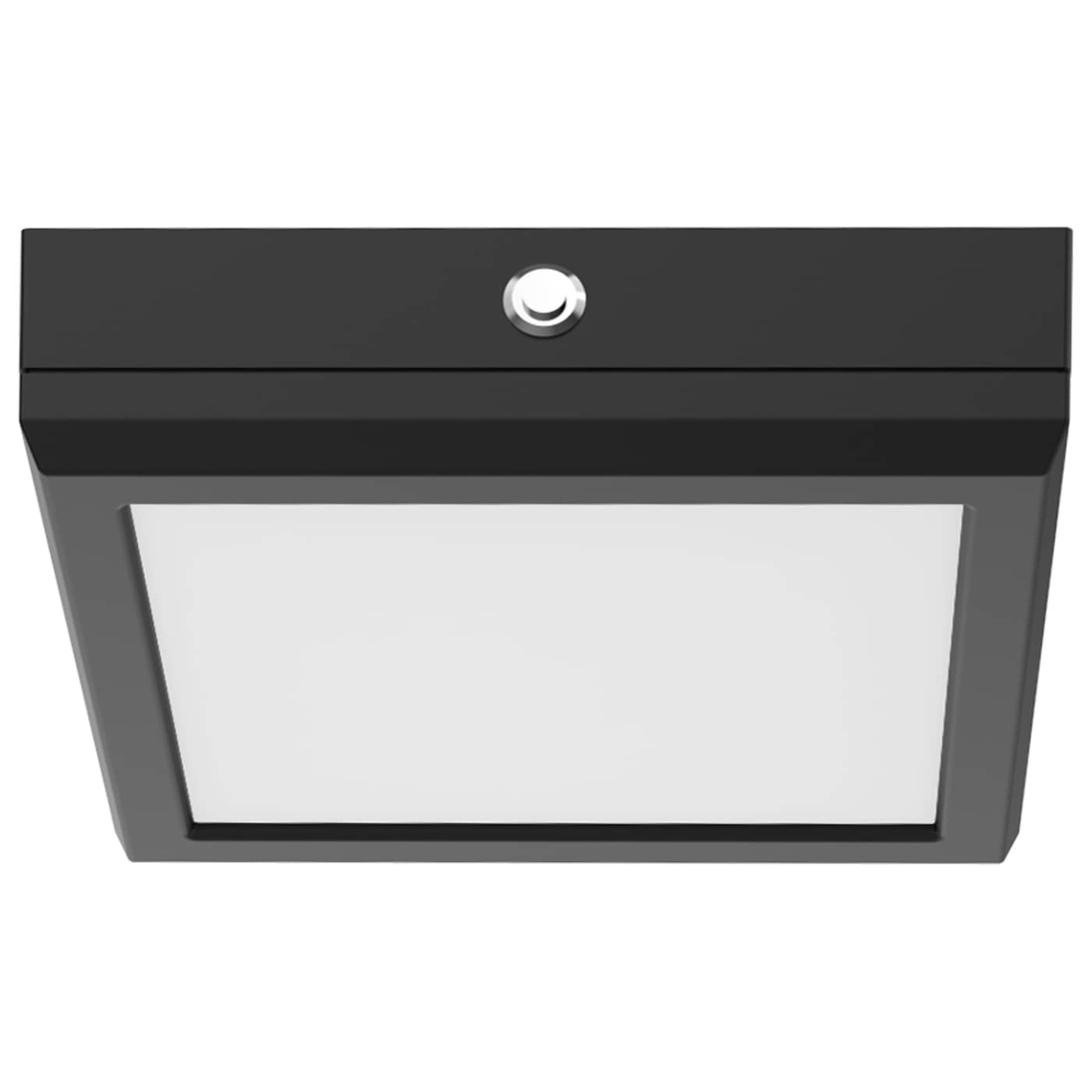 Nuvo 62-1715-EM 7 Inch Blink Pro Battery Backup - Square Shape - Finish: Black