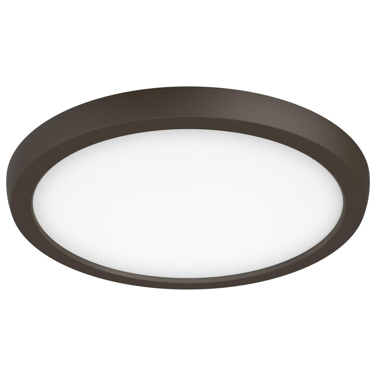 Nuvo 62-1722 Blink Pro 9" 13W LED Flush Mount, CCT Selectable (2700K-5000K), Round, Bronze Finish, Wet Rated