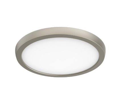 Nuvo 62-1723 Blink Pro - 13W; 9in; LED Fixture; CCT Selectable; Round Shape; Brushed Nickel Finish; 120V