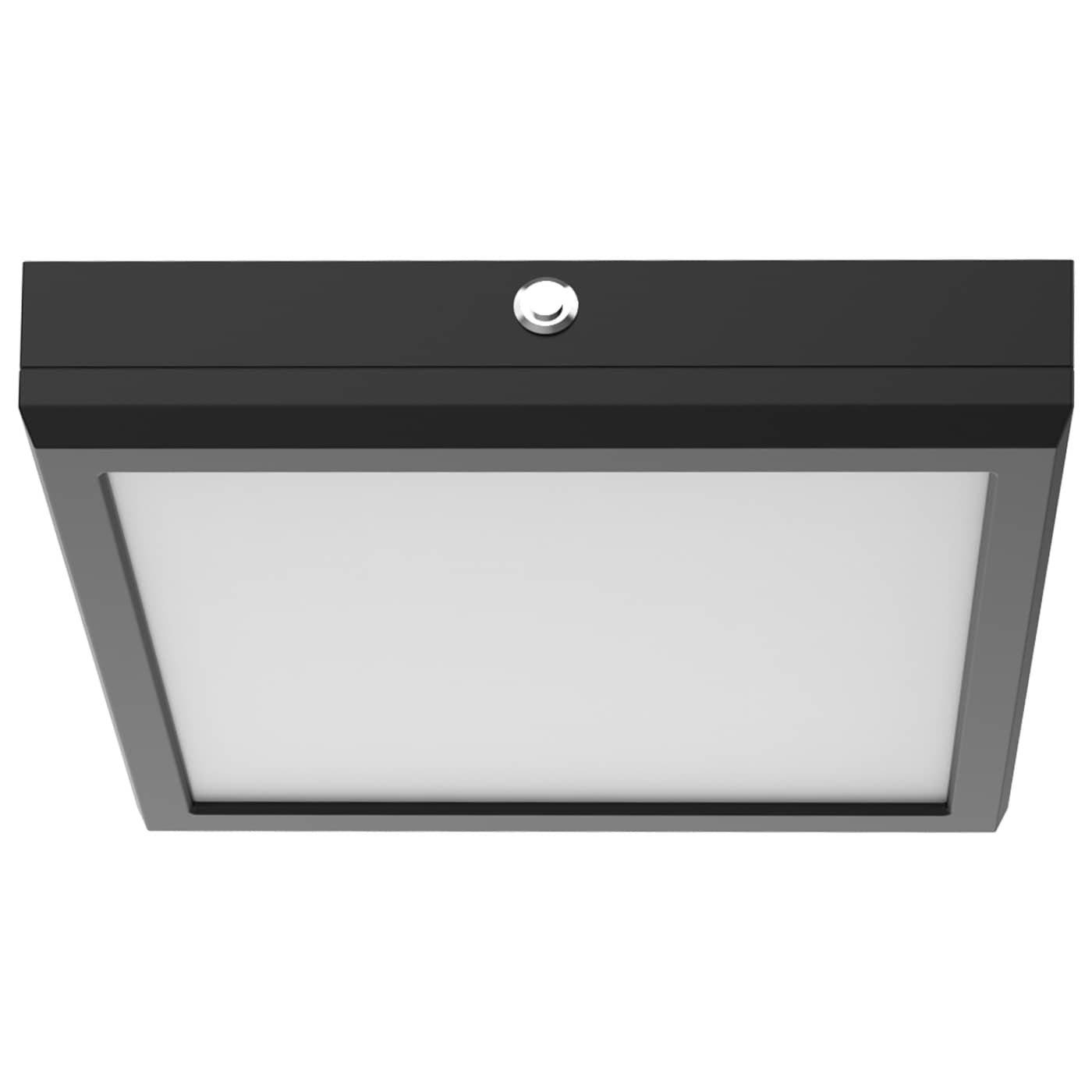 Nuvo 62-1725-EM 9 Inch Blink Pro Battery Backup - Square Shape - Finish: Black