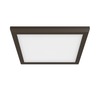 Nuvo 62-1726 Blink Pro - 13W; 9in; LED Fixture; CCT Selectable; Square Shape; Bronze Finish; 120V