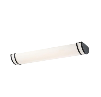 Nuvo 62-1740 Glamour LED 50 inch; Linear Flush Mount Fixture; Black Finish; CCT Selectable 3000K/4000K/5000K