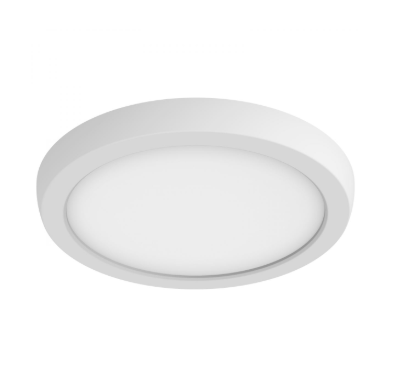 Nuvo 62-1748 BLINK Pro, 11 Watt, 7 Inch LED Ceiling Light Fixture, 4000K, Round Shape, White Finish, 120/277 Volts