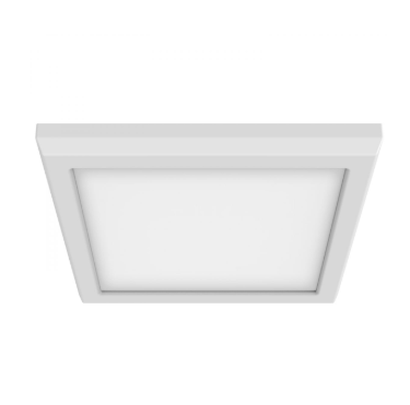 Nuvo 62-1749 BLINK Pro, 11 Watt, 7 Inch LED Ceiling Light Fixture, 4000K, Square Shape, White Finish, 120/277 Volts