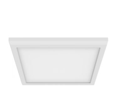 Nuvo 62-1757 BLINK Pro, 13 Watt, 9 Inch LED Ceiling Light Fixture, 3000K, Square Shape, White Finish, 120/277 Volts