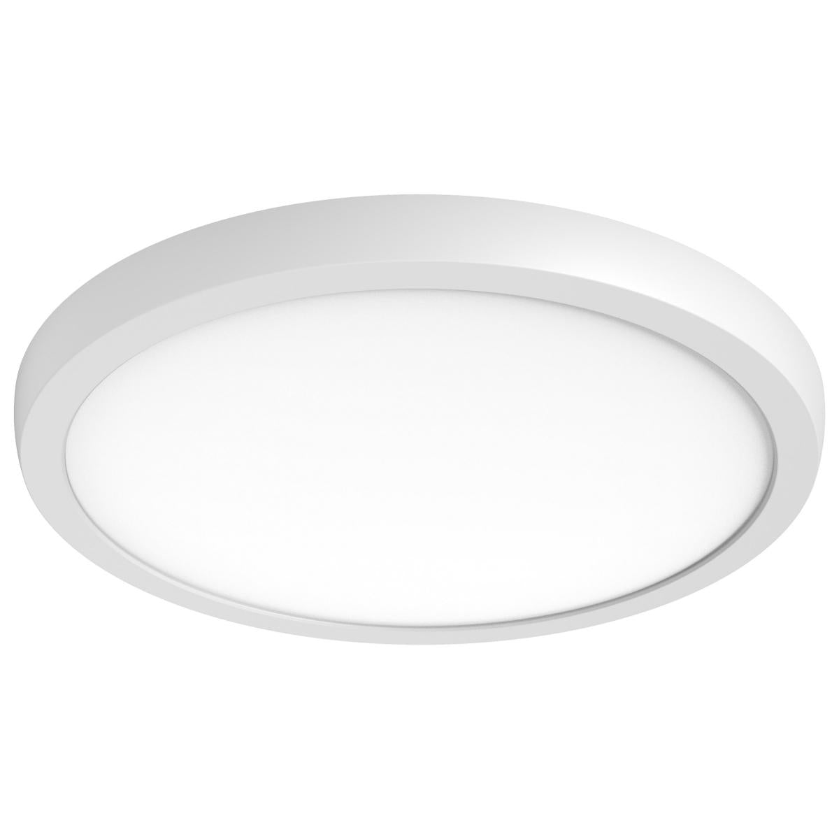 Nuvo 62-1777 BLINK Pro Plus 29W LED Surface Mount, 15" Round, CCT Selectable (2700K-5000K), 120/277V, 90 CRI, Dimmable, White Finish