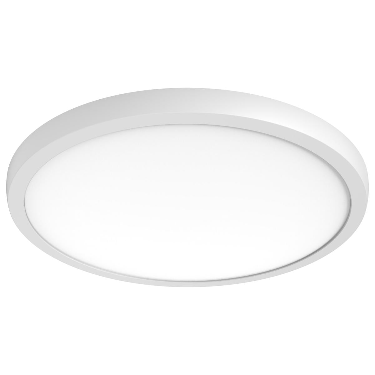 Nuvo 62-1778 BLINK Pro Plus 34W LED Surface Mount, 19" Round, CCT Selectable (2700K-5000K), 120/277V, 90 CRI, Dimmable, White Finish