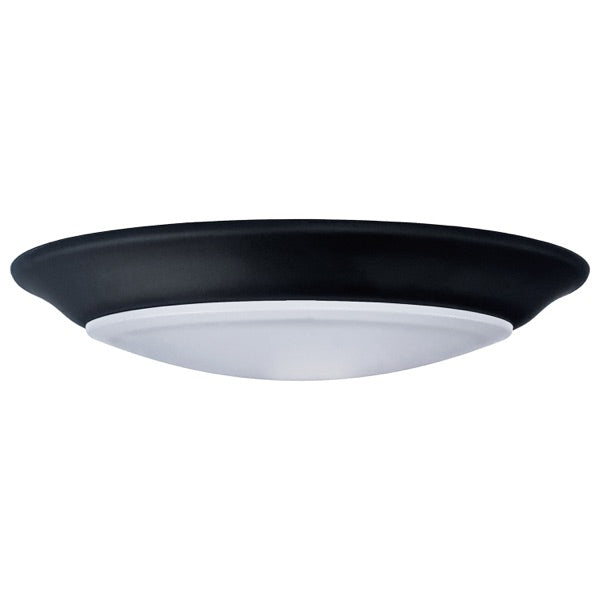 Nuvo 62-1804 7" LED Disk Light - Wattage 15W - CCT Selectable - Voltage 120V - Black Finish