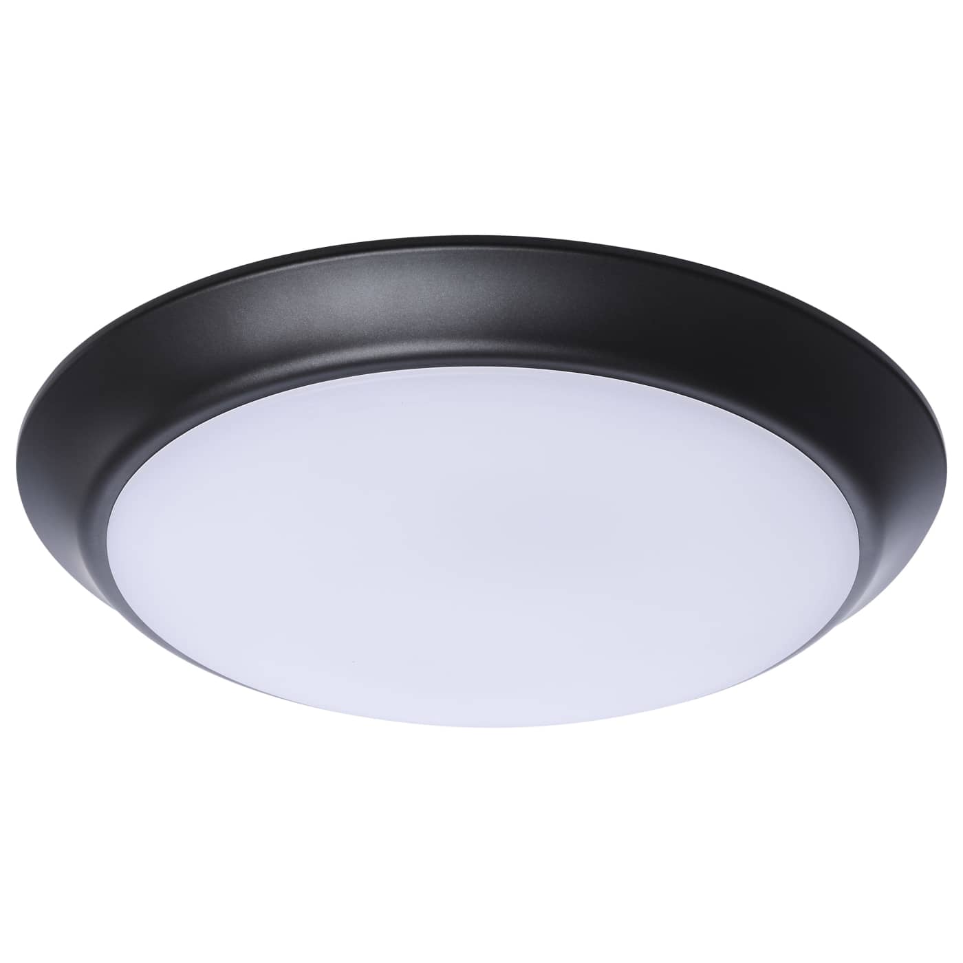 Nuvo 62-1814R1 ColorQuick 9.49" LED Disk Ceiling Light 12W 2700K–5000K Black Wet Rated