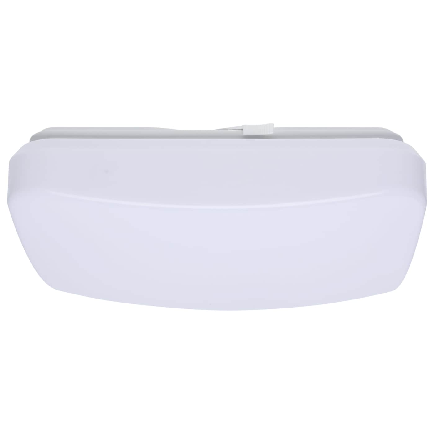 Nuvo 62-1854 ColorQuick 11.02" LED Flush Mount Ceiling Light White 27K–50K