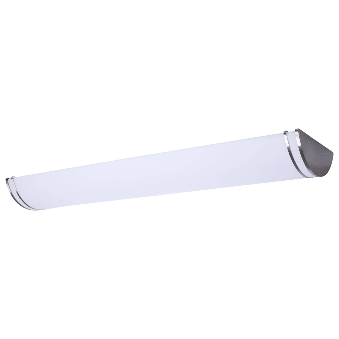 Nuvo 62-1880 Glamour LED 50 inch Linear Flush Mount Ceiling Light -5CCT Selectable - Finish: Brushed Nickel