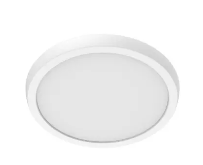 Nuvo 62-1920 9-in Round Blink Performer Fixture, Wattage 11W, Lumens 1150 lm, Voltage 120V, Multi-Color Temperature, White