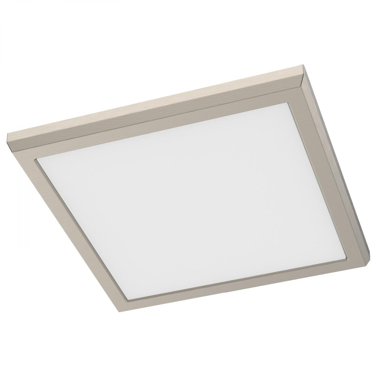 Nuvo 62-1927 Blink Performer 9" LED Flush Mount, 11W, 5-CCT Selectable (2700K-5000K), 1000-1050 lm, Dimmable, Brushed Nickel, Wet Rated