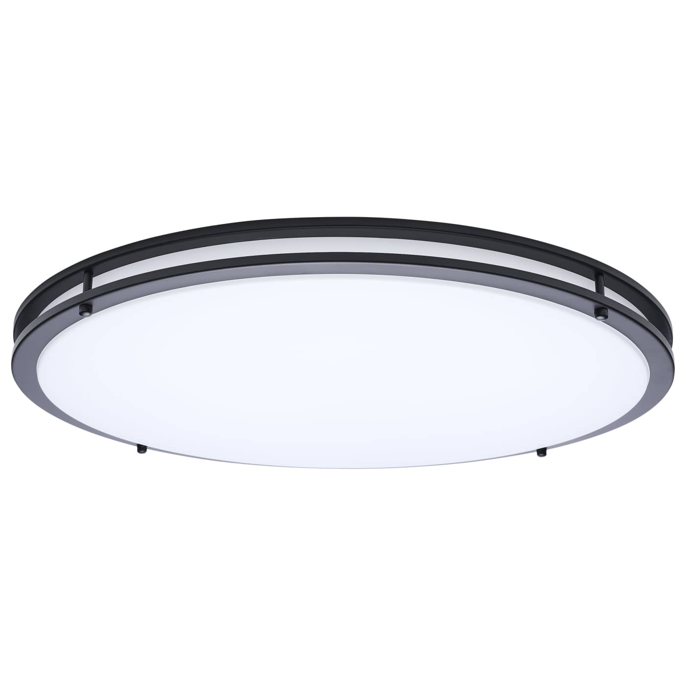 Nuvo 62-1978 Glamour LED 24 inch Flush Mount Ceiling Light - 5CCT Selectable - Finish: Black