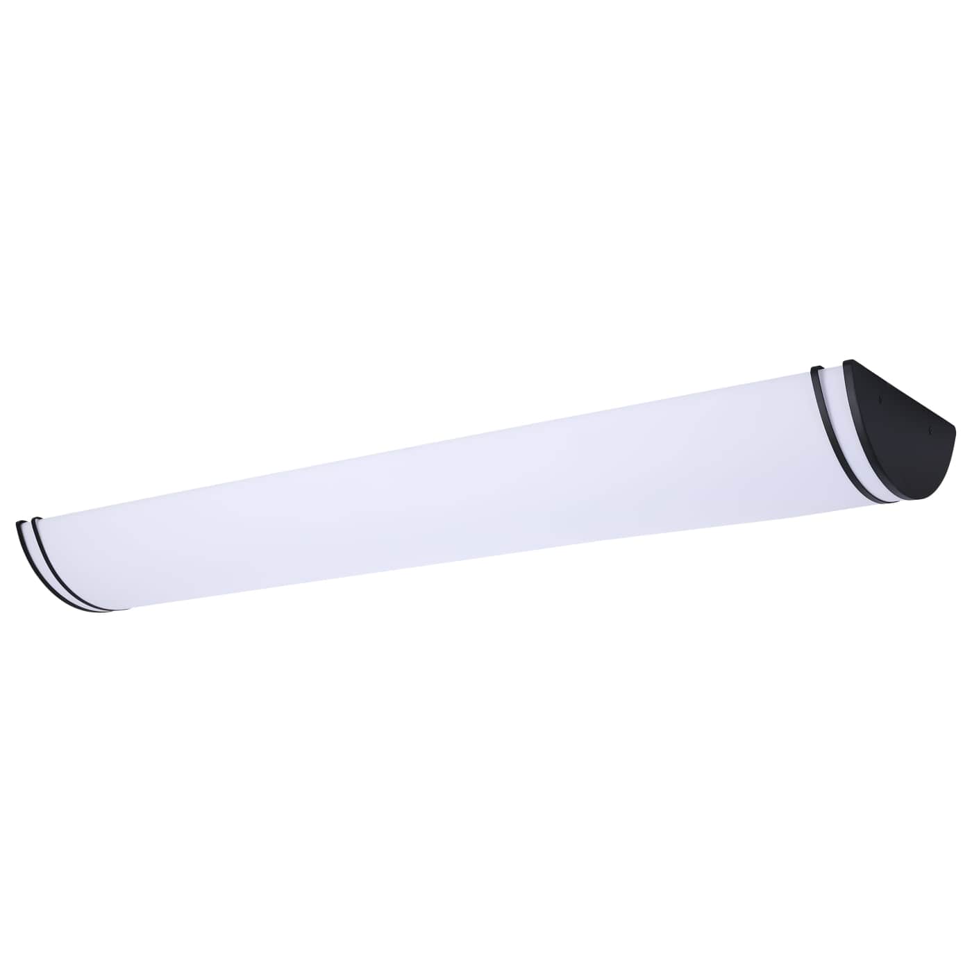 Nuvo 62-1980 Glamour LED 50 inch Linear Flush Mount Ceiling Light - 5CCT Selectable - Finish: Black