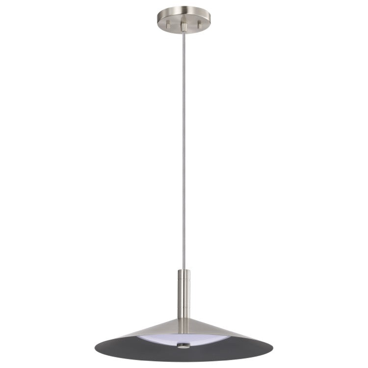 Nuvo 62-2082 14" Corrine LED Pendant Light - Wattage 18W - CCT Selectable - Brushed Nickel Finish