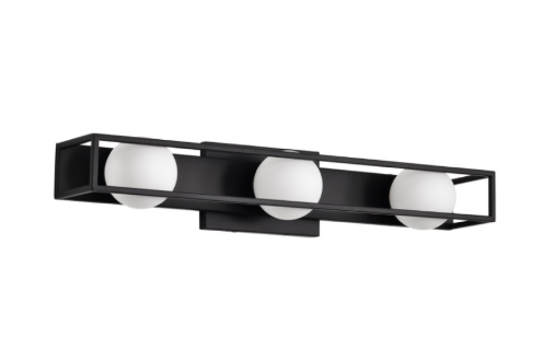 Nuvo 62-2243 Jenkins LED Vanity Fixture Light - 24IN - 3000K - 120V - Matte Black Finish