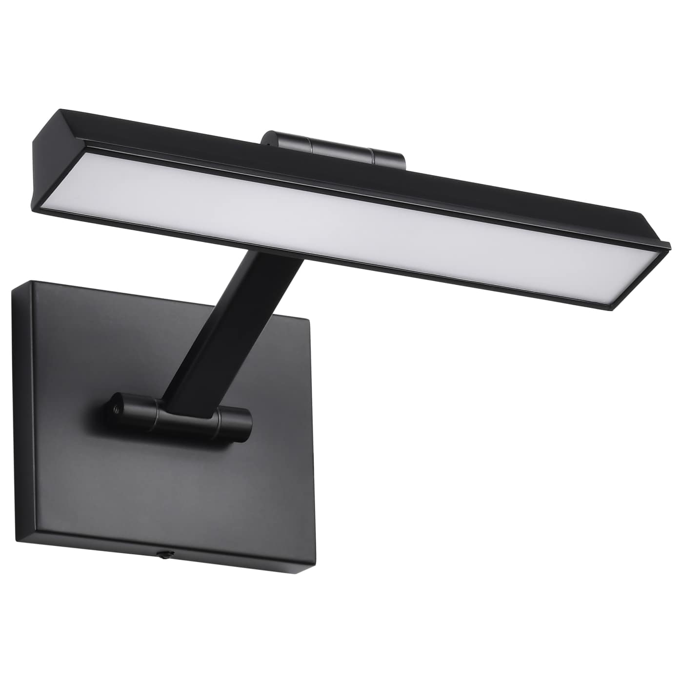 Nuvo 62-2320 Hazel 12W 12.2" LED Vanity Wall Light Black 2700K 3000K 3500K 960 Lumens