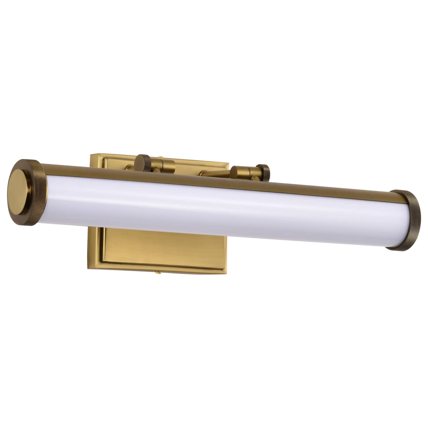 Nuvo 62-2367 Cora LED 18 inch Vanity Wall Light - 3CCT Selectable - Finish: Vintage Brass