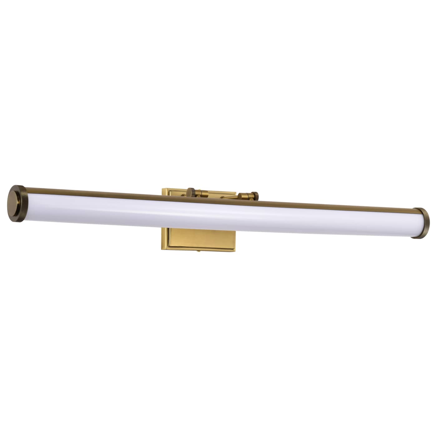 Nuvo 62-2377 Cora LED 36 inch Vanity Wall Light - 3CCT Selectable - Finish: Vintage Brass