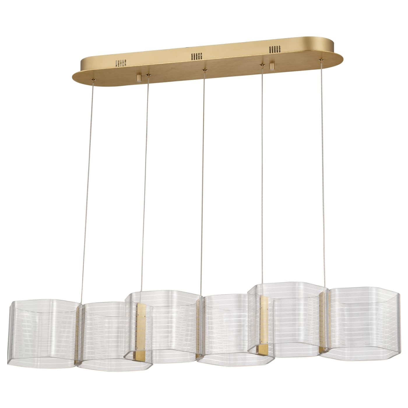 Nuvo 62-2405 Kenzo LED 10.25 inch Pendant Ceiling Light - CCT: 3000K - Finish: Polished Anodized Bronze