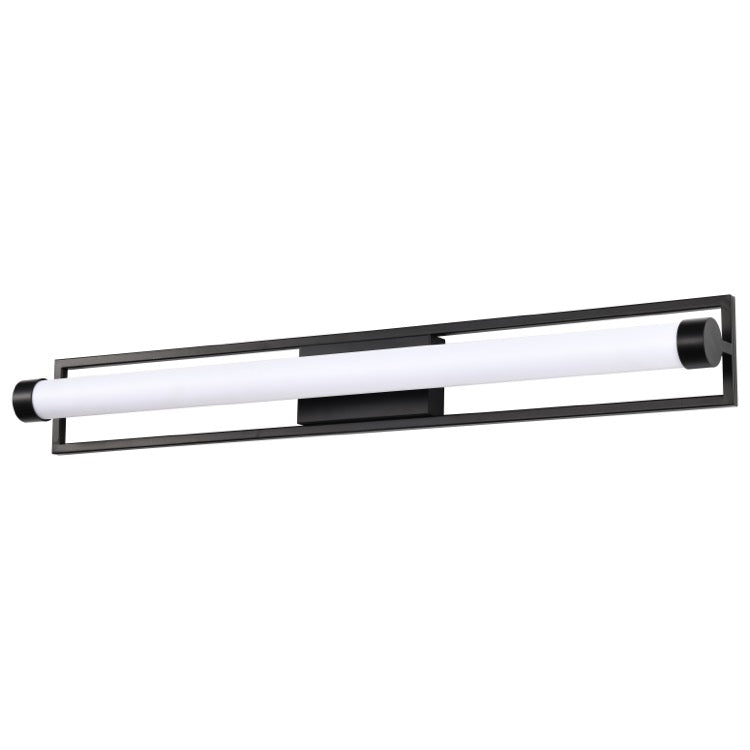 Nuvo 62-669 36" Canal LED Vanity Fixture - Color Temperature 3000K - Voltage 120V - Matte Black Finish