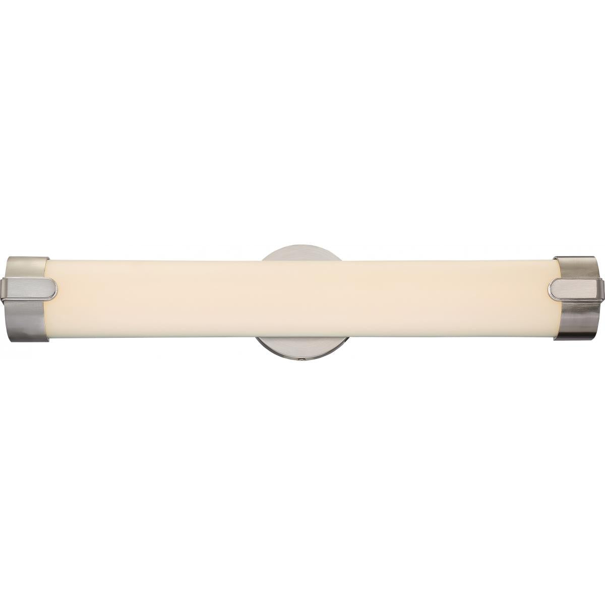 Nuvo 62-922 Loop 24" LED Wall Sconce, Brushed Nickel, 26W, 3000K, 2080 Lumens, Dimmable, Damp Rated