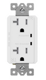 Enerlites 62001-TRSS-W 20A Residential Grade Tamper-Resistant Duplex Receptacle W/ Surge Suppressor, White finsih