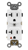 Enerlites 62010-I Industrial Grade Isolated Ground Heavy Duty 20A Duplex Receptacle, Ivory Finish