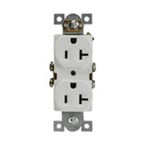 Enerlites 62040-TR-GY Duplex Self-Grounding, Tamper-Resistant Commercial Grade Receptacle