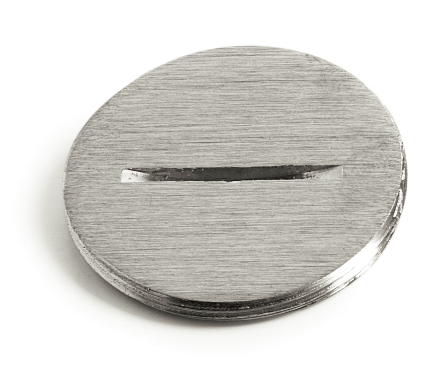 Lew Electric 6211-A 1" Screw Plug For 6304-S-1, 524-1 Floor Box Covers, Aluminum Finish