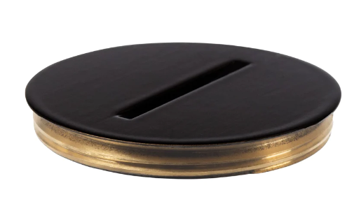 Lew Electric 6214-DB 1.25" Screw Plug For RCFB Covers, Dark Bronze Finish