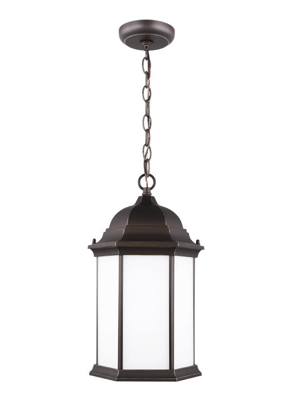 Generation Lighting Sevier 1 light antique bronze outdoor pendant ceiling light