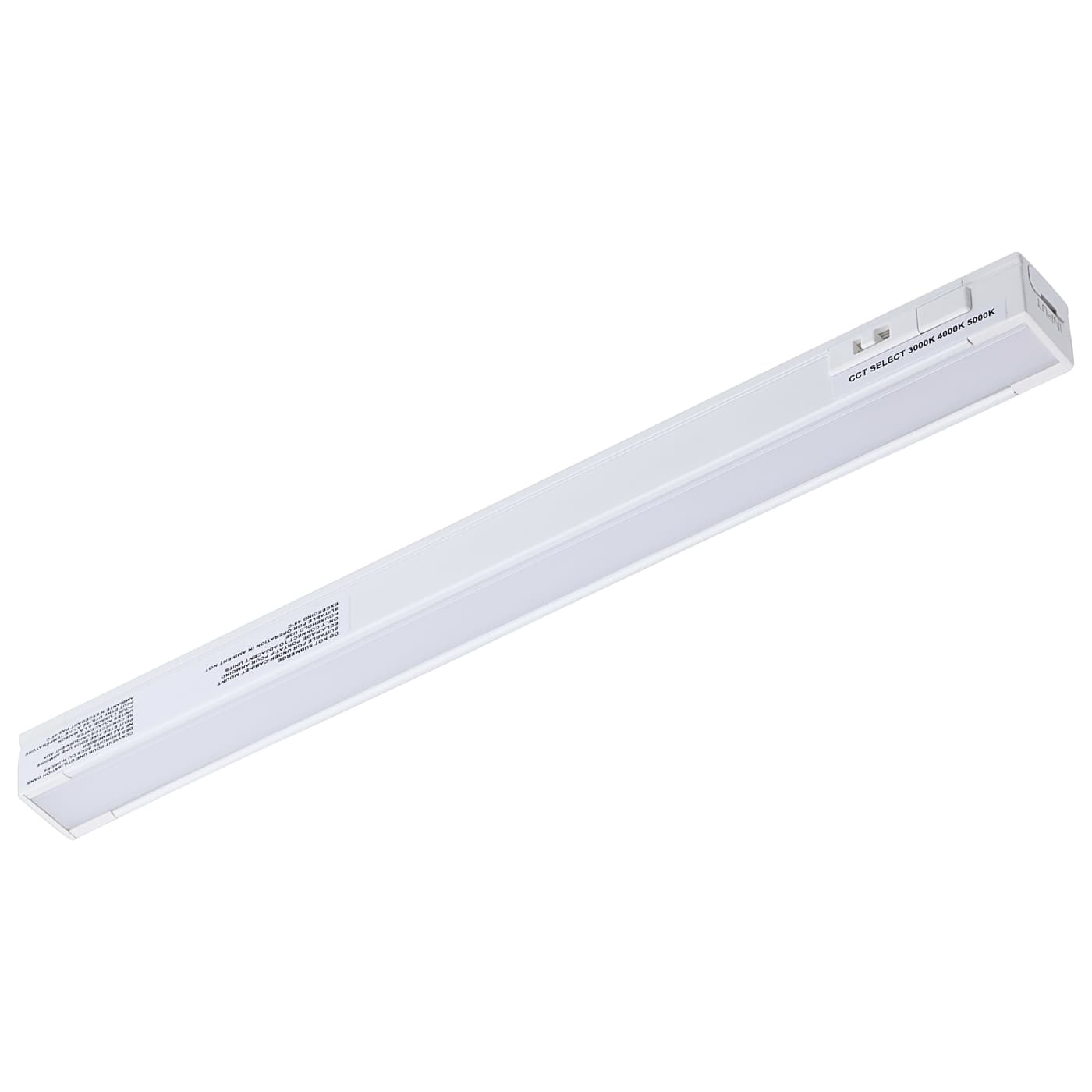 Nuvo 63-402 CounterQuickSlim 10" LED Under Cabinet & Cove Light White 4W 3000K–5000K
