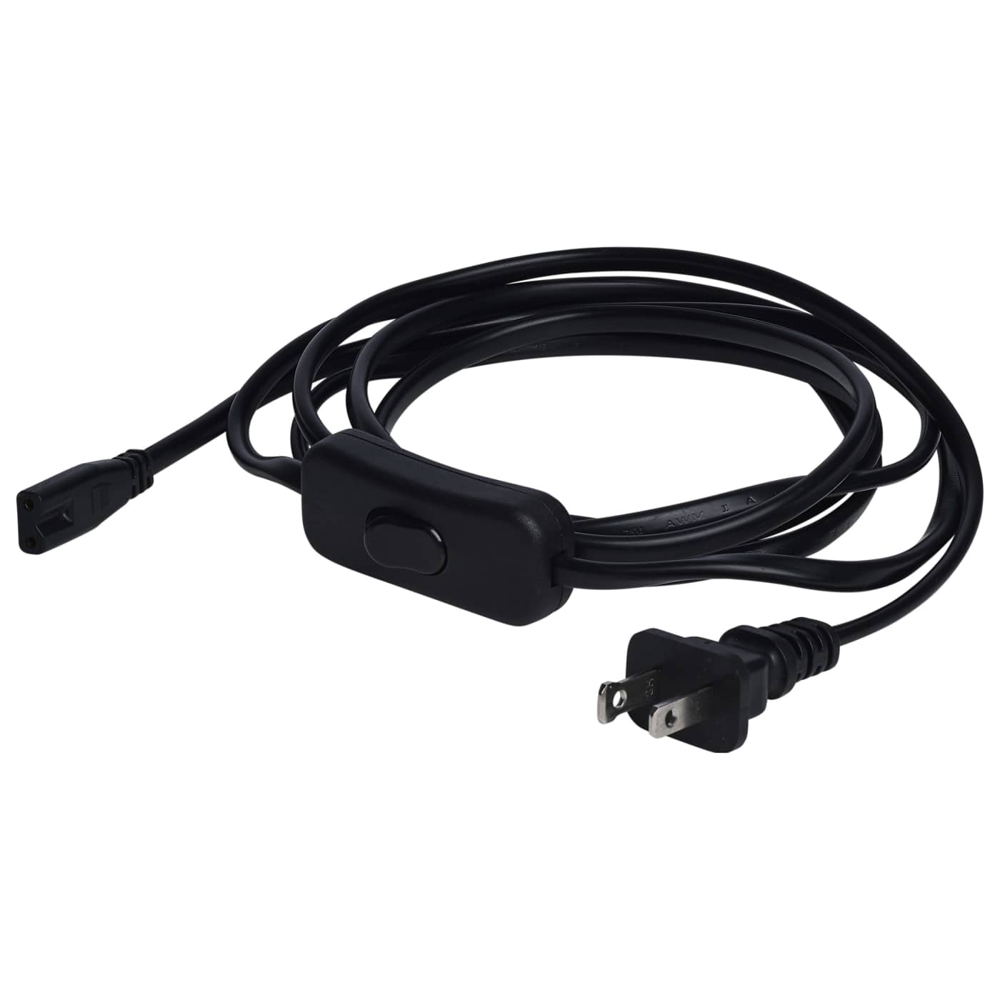 Nuvo 63-461 8-Foot Power Cord - Line Switch - Finish: Black