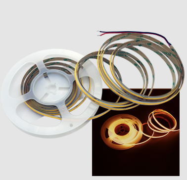 Lighting Spot 26 LS-TPC7.8W-24V-5M-30K 16.4ft. COB Tape Light, Wattage 7.8W, Voltage 24V, Lumens 800lm/ft with 960 Chips on Board, Color Temperature 3000K