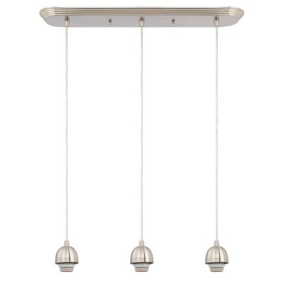 Westinghouse Lighting 6301200 3 light brushed nickel mini pendant