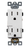 Enerlites 63150-TR-PLH-W Half Controlled 15A Tamper-Resistant Decorator Style Plug Load Receptacle, 5-15R, White Finish