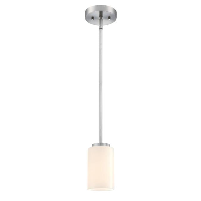 Westinghouse Lighting 63187LE Shamus brushed nickel mini pendant