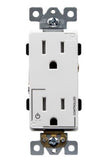 Enerlites 63200-TR-PLH-W Half Controlled 20A Tamper-Resistant Decorator Style Plug Load Receptacle, 5-20R, White Finish