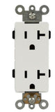 Enerlites 63201-I Industrial Grade Heavy Duty 15A Decorator Receptacle, 6-20R, Ivory Finish