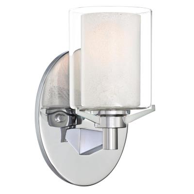 Westinghouse Lighting 6331500 Glenford 1 Light Chrome Wall Light