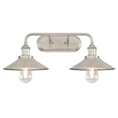 Westinghouse Lighting Maggie 2 Light Brushed Nickel Wall Light