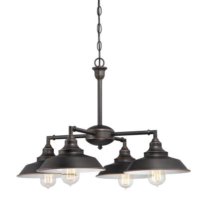 Westinghouse Lighting 6343300 Iron Hill 4 light oil rubbed bronze chandelier