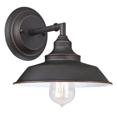 Westinghouse Lighting 6343500 Iron Hill oil rubbed bronze wall light