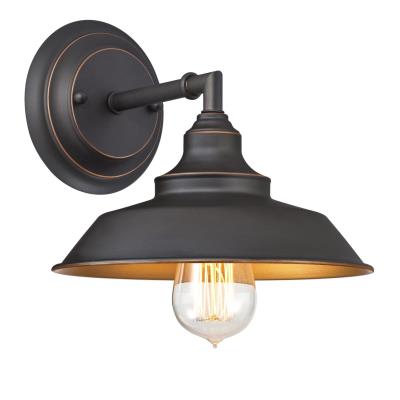 Westinghouse Lighting 6344800 Iron Hill oil rubbed bronze wall light